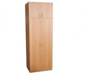 Шкаф двухстворчатый для одежды с антресолью из ДСП 16мм, кромка ПВХ 0,4мм "ШК-3"