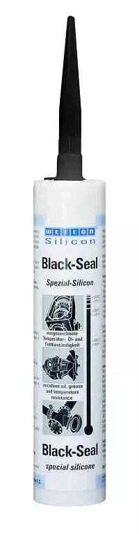 Black Seal (310мл) Спец-силикон. Герметик. Черный. - распродажа