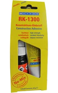 WEICON RK 1300 (60г) Двухкомпонентный конструкционный клей