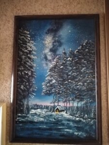Картина маслом "Млечный путь"