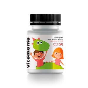 Детские фруктовые жевательные таблетки с витаминами A, C и D