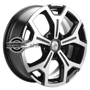 6,5x17/5x108 ET33 D60,1 KHW1710 (Chery Tiggo 7pro) Black-FP Khomen Wheels (Наличие на складах: ПМО - Мало)