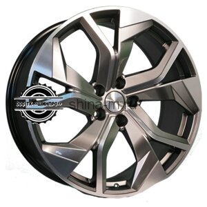 8,5x20/5x112 ET33 D66,6 KHW2006 (Audi/VW) Dark Chrome Khomen Wheels