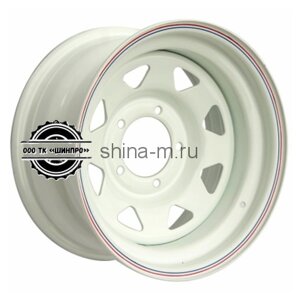 8x15/5x139,7 ET-25 D110 УАЗ (треуг. мелкий) белый Off-Road Wheels (Наличие на складах: Мало)