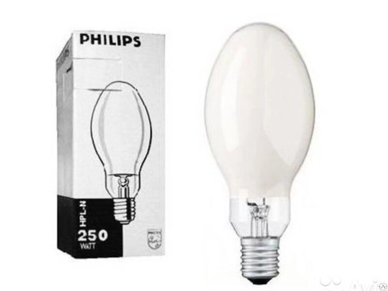 Лампа ртутная ДРЛ 125вт E27 HPL-N PHILIPS от компании ООО «Электрокомплект» - фото 1