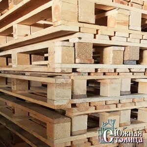 Деревянный поддон б/у 1200800 мм 1 сорт 6 планок в настиле