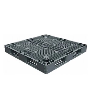 Пластиковый паллет 1050х1050х120 мм перфорированный на 6 полозьях SD 1010 P в Ростовской области от компании ООО "ПаллетПласт"