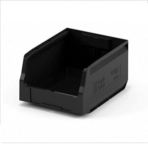 Ящик для склада Logic Store 12.412.99 R 300х225х150 мм 7,5 л чёрный в Ростовской области от компании ООО "ПаллетПласт"