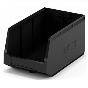 Ящик для склада Logic Store 12.407.99 R 500х300х250 мм 33 л чёрный в Ростовской области от компании ООО "ПаллетПласт"
