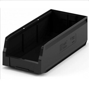 Ящик для склада Logic Store 12.405.99 R 500х255х150 мм 14 л чёрный в Ростовской области от компании ООО "ПаллетПласт"