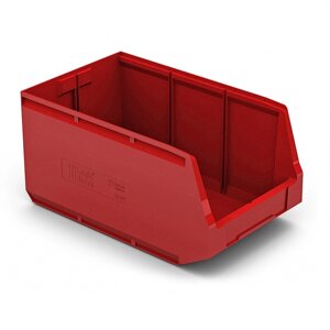 Лоток для склада Logic Store 12.407.40 500х300х250 мм 33 л красный в Ростовской области от компании ООО "ПаллетПласт"