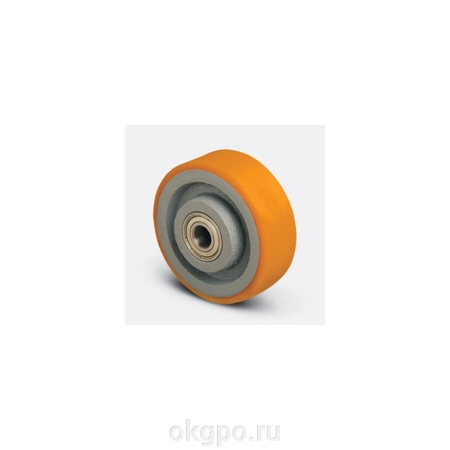 Колесо полиуретановое, диск-чугун VBP-100 от компании Компания "ГПО" - фото 1