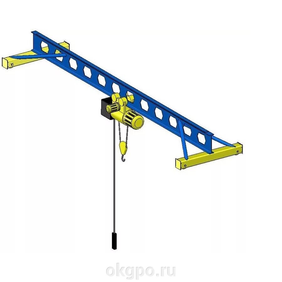 Кран мостовой опорный электрический однобалочный, г/п-6,3 тн от компании Компания "ГПО" - фото 1