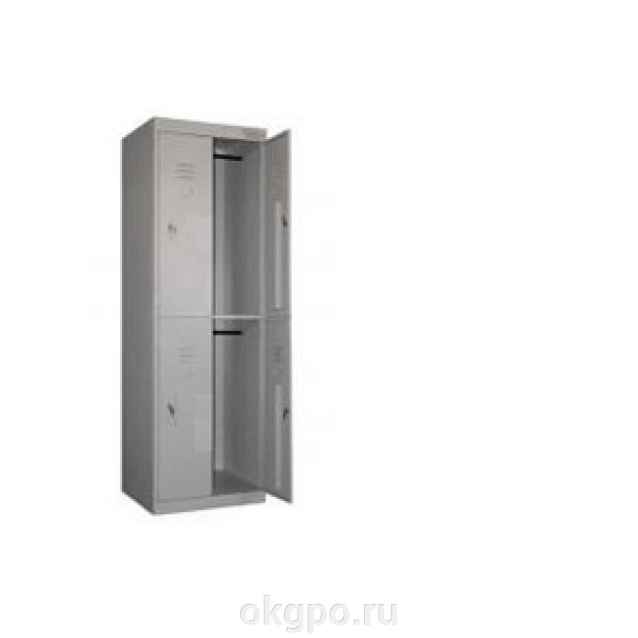 Металлический шкаф с двумя дверями ШРК-24-600 от компании Компания "ГПО" - фото 1