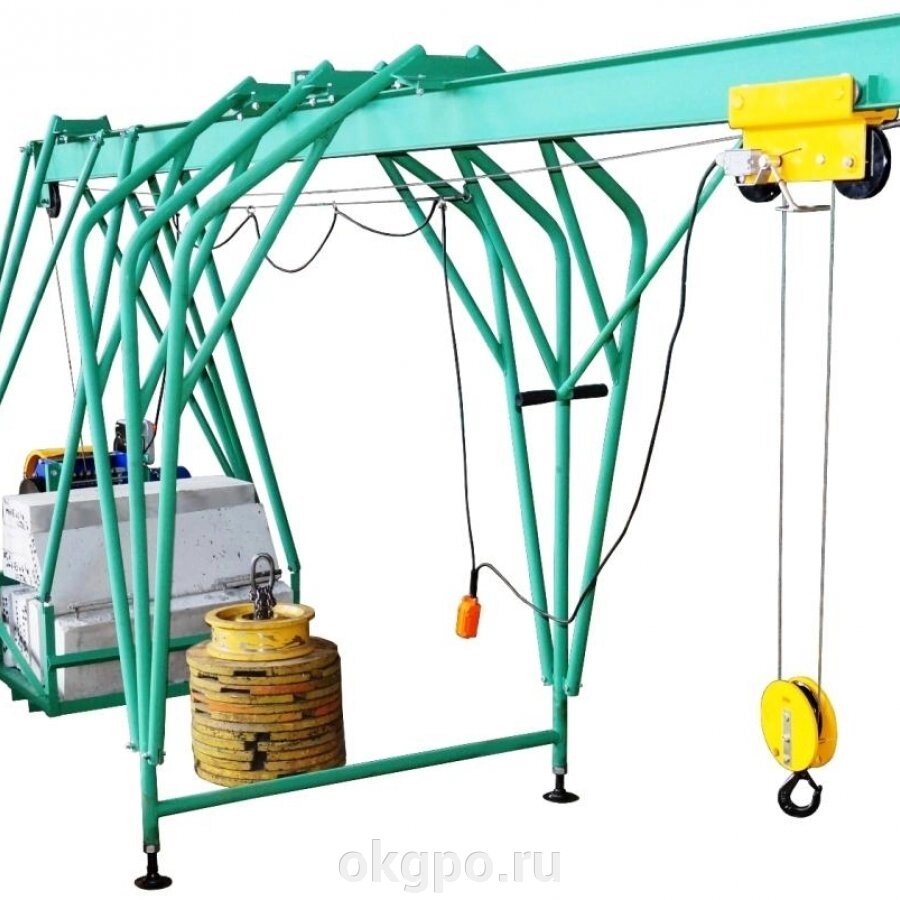 Подъемник строительный "Умелец" 500 кг, в/п- 50м/80м от компании Компания "ГПО" - фото 1