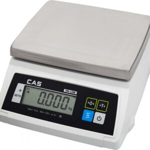 Весы порционные CAS SW-II повышенной точности, аккумулятор в комплекте (от 2 до 30 кг)
