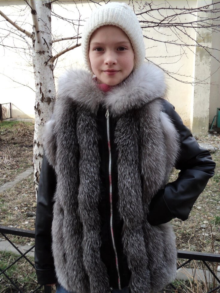 Куртка с чернобуркой ДК-005 "Зимняя принцесса" от компании Детское ателье "Зимняя принцесса" - фото 1