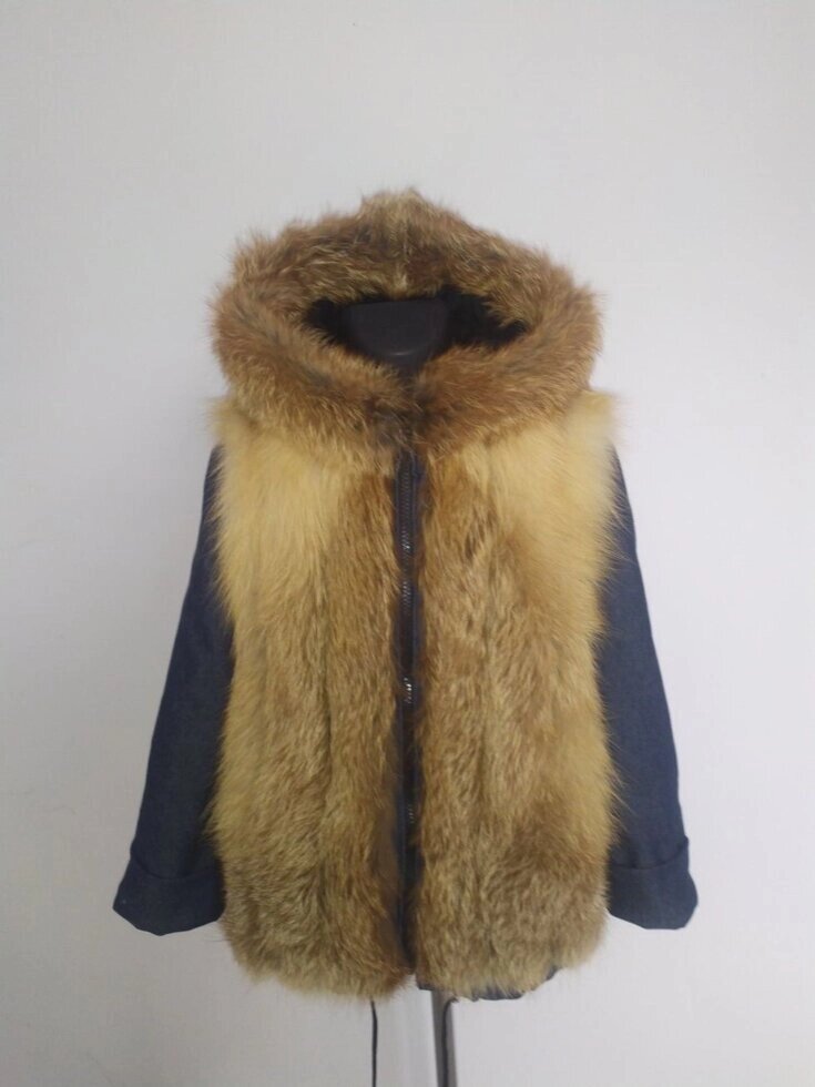 Куртка с лисой ДК-004 от компании Детское ателье "Зимняя принцесса" - фото 1