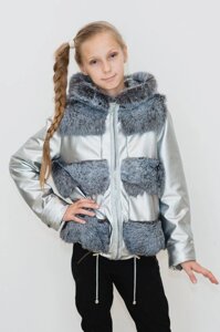 Куртка с кроликом ДК-003 "Зимняя принцесса"
