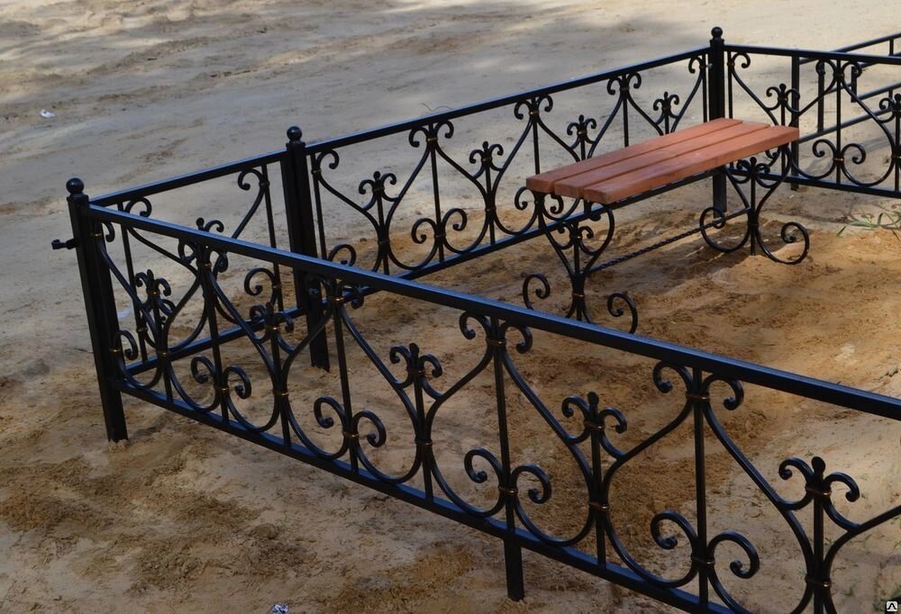 Кованая оградка на могилу ##от компании## ООО "АСЦ - Сибирский Сварной" - ##фото## 1