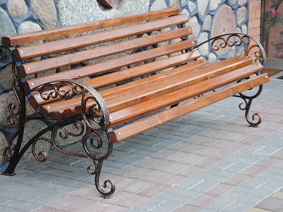 Кованая скамейка для парка ##от компании## ООО "АСЦ - Сибирский Сварной" - ##фото## 1