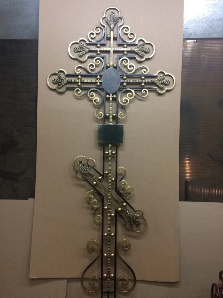 Надгробный крест "Элегант" от компании ООО "АСЦ - Сибирский Сварной" - фото 1