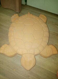 "Черепаха" декоративный, бетонный 420х240х40