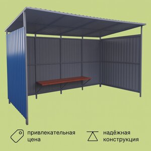 Остановочный павильон "АП-РИ-001" , 4*1,5*2,5 мп