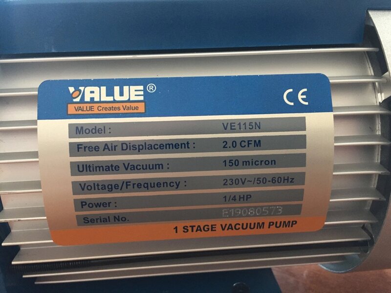 Насос value ve115n. 57 cfm. Ve 115n value. 0 кг). Вакуумный насос gl ltd 2.