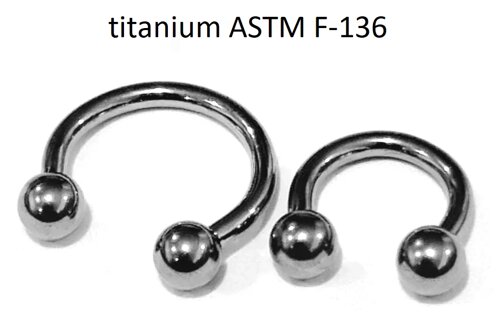 Циркуляры 1,2*10*3/3 мм из титанового сплава ASTM F-136