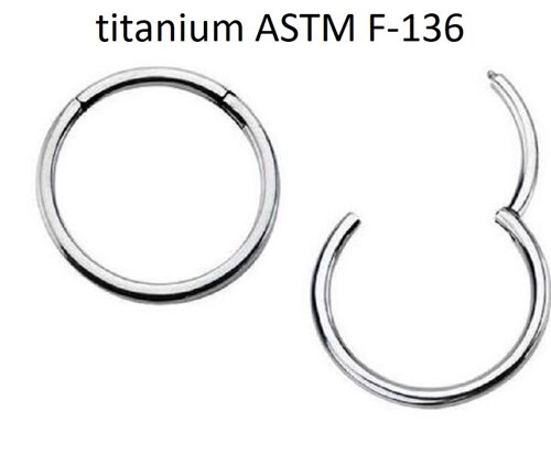 Кликер 1,0*10 мм из титанового сплава ASTM F-136