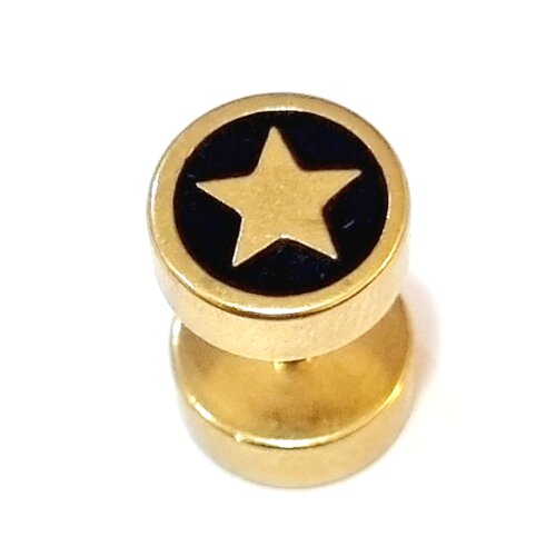 Обманки 1,2*6*8/8 мм из хирургической стали 316L gold star