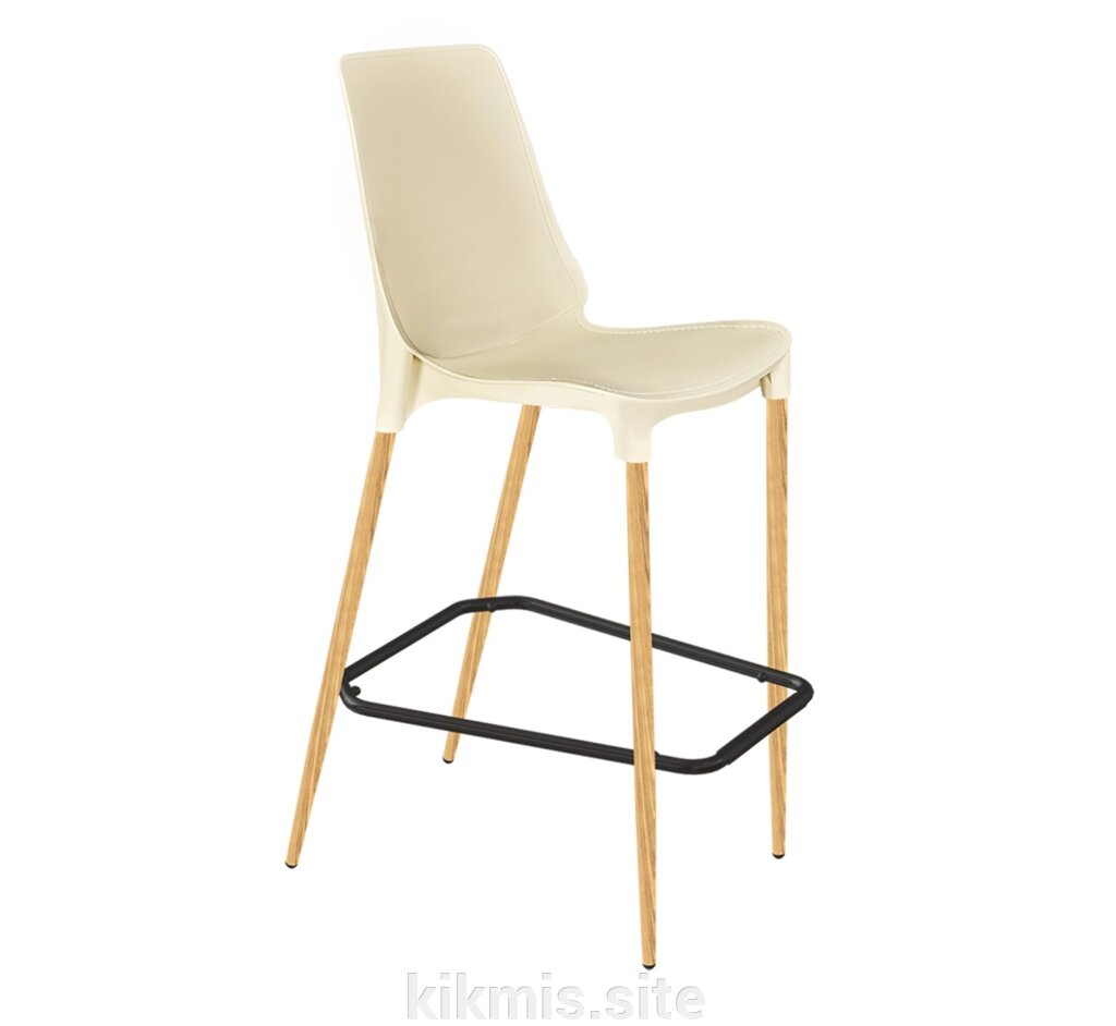 Барный стул SHT-ST75/S69 бежевый/светлый орех от компании Интернет - магазин Kikmis - фото 1