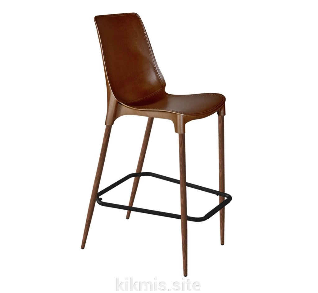Барный стул SHT-ST75/S69-C коричневый/темный орех от компании Интернет - магазин Kikmis - фото 1