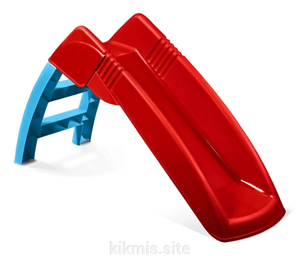 Игровая горка Sheffilton KIDS 608 красный/голубой от компании Интернет - магазин Kikmis - фото 1