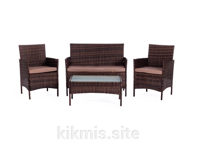 Комплект для отдыха 21013 (диван+2 кресла+столик+подушки) от компании Интернет - магазин Kikmis - фото 1
