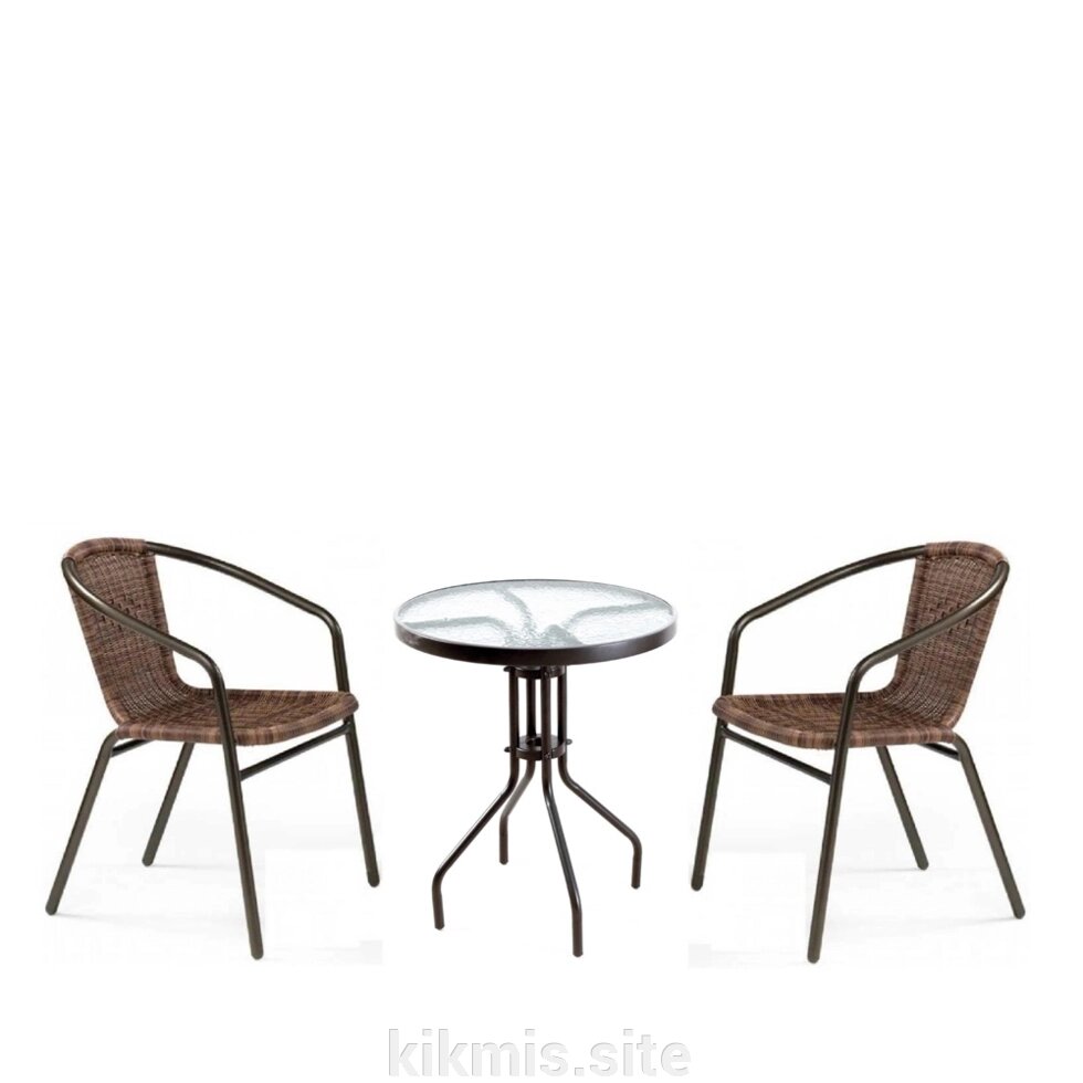 Комплект мебели Асоль-1CD  CDC02/TLH060-D60 Brown (2+1) от компании Интернет - магазин Kikmis - фото 1