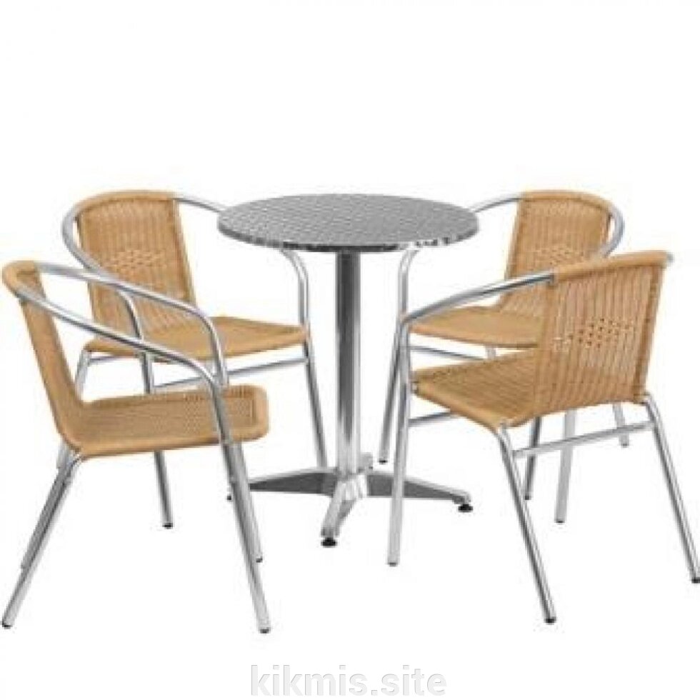 Комплект мебели LFT-3099A/T3127-D60 Cappuccino (4+1) от компании Интернет - магазин Kikmis - фото 1