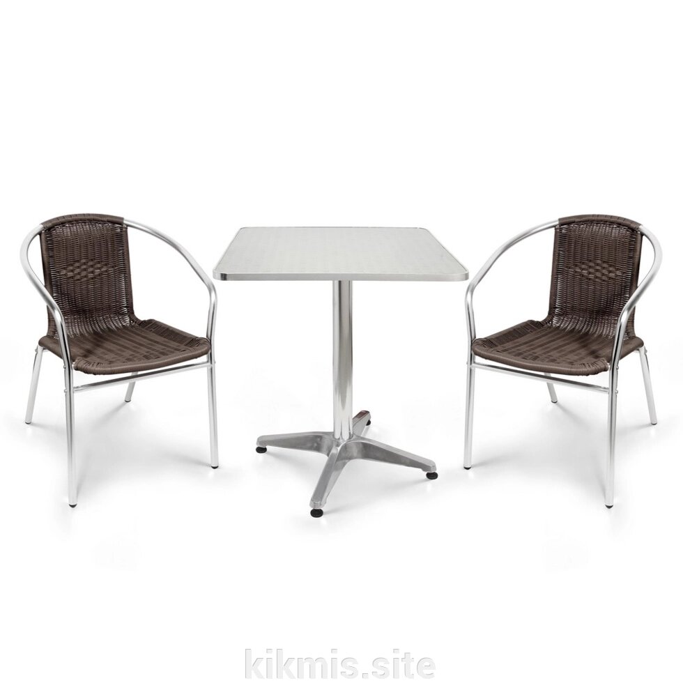 Комплект мебели  LFT-3099B/T3125-60x60 Brown (2+1) от компании Интернет - магазин Kikmis - фото 1