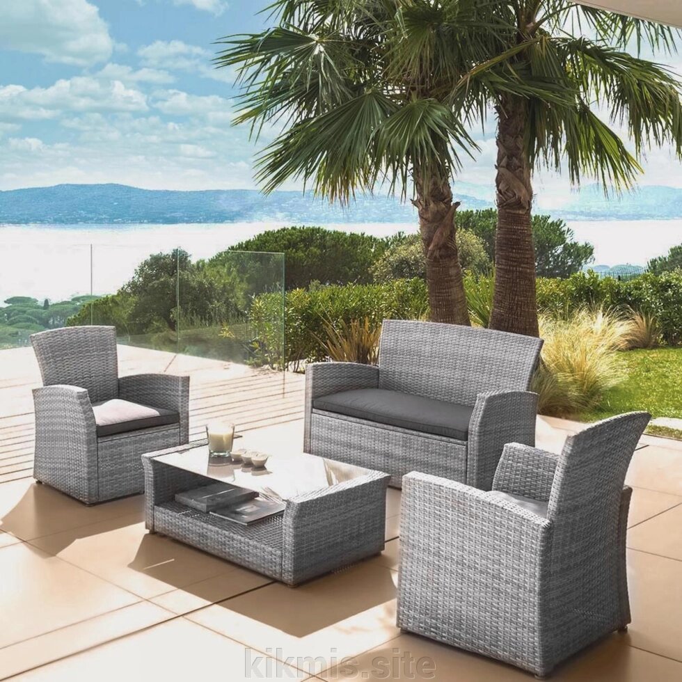 Комплект мебели с диваном AFM-405B Grey от компании Интернет - магазин Kikmis - фото 1