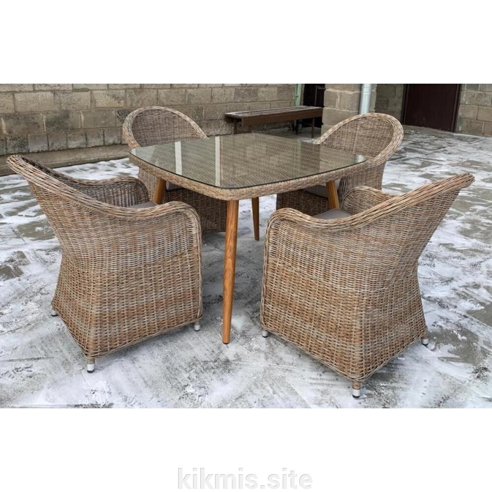 Комплект мебели T368/Y490 Light brown (4+1) от компании Интернет - магазин Kikmis - фото 1