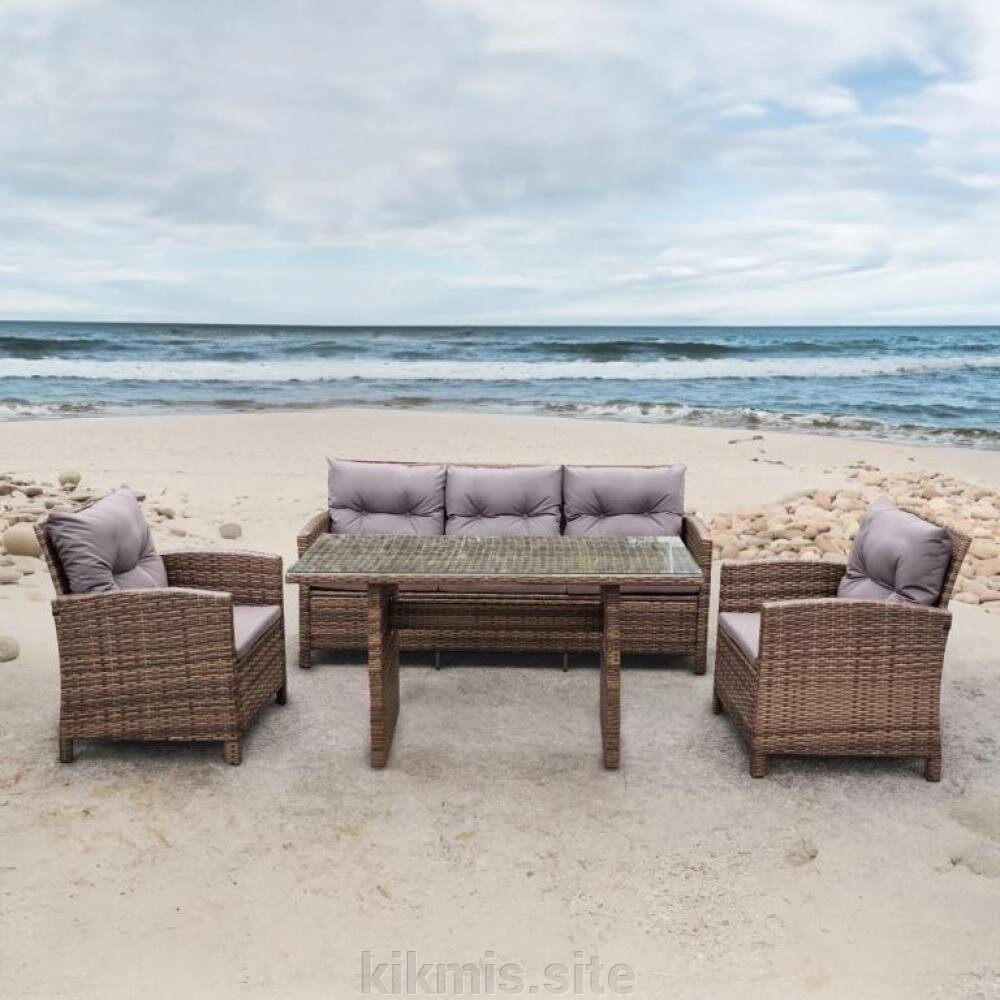 Комплект плетеной мебели  AFM-305AL Brown от компании Интернет - магазин Kikmis - фото 1