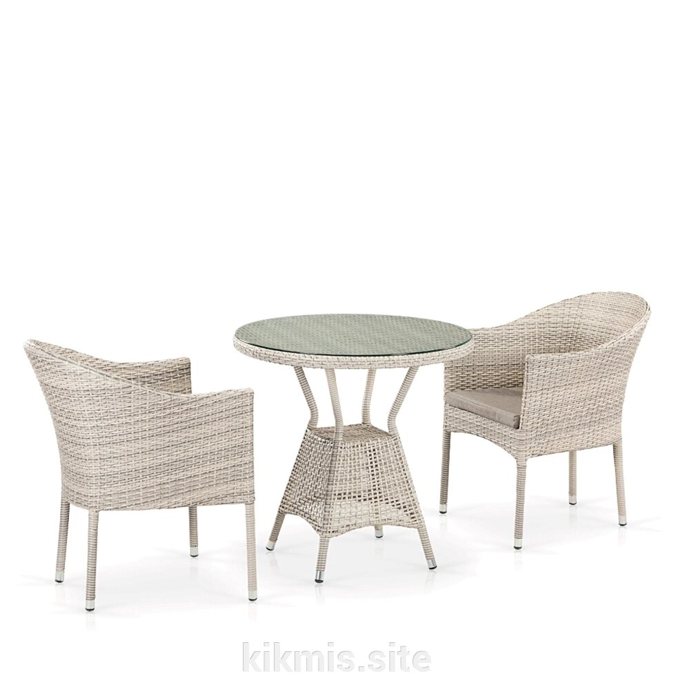 Комплект плетеной мебели T705ANT/Y350-W85 2Pcs Latte от компании Интернет - магазин Kikmis - фото 1