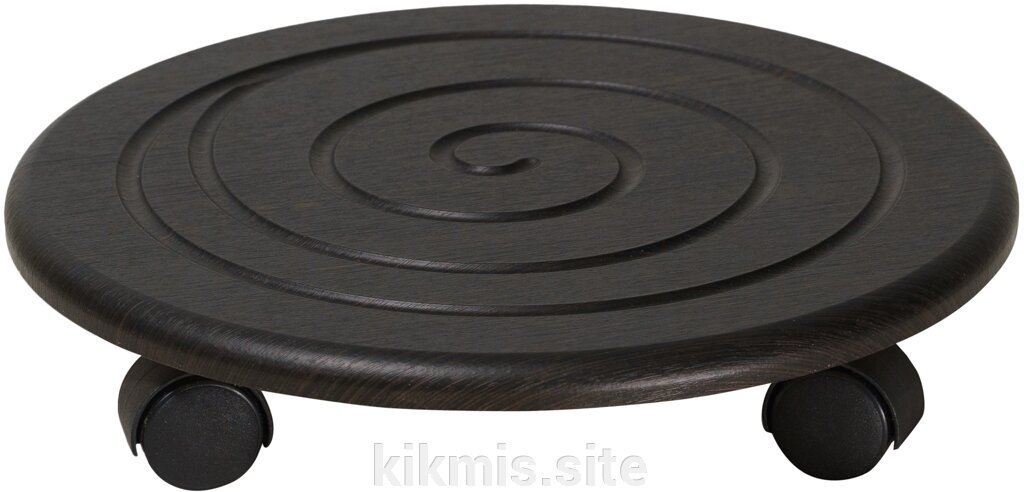Комплект подставок напольных на колесах Калифорния Спираль венге от компании Интернет - магазин Kikmis - фото 1