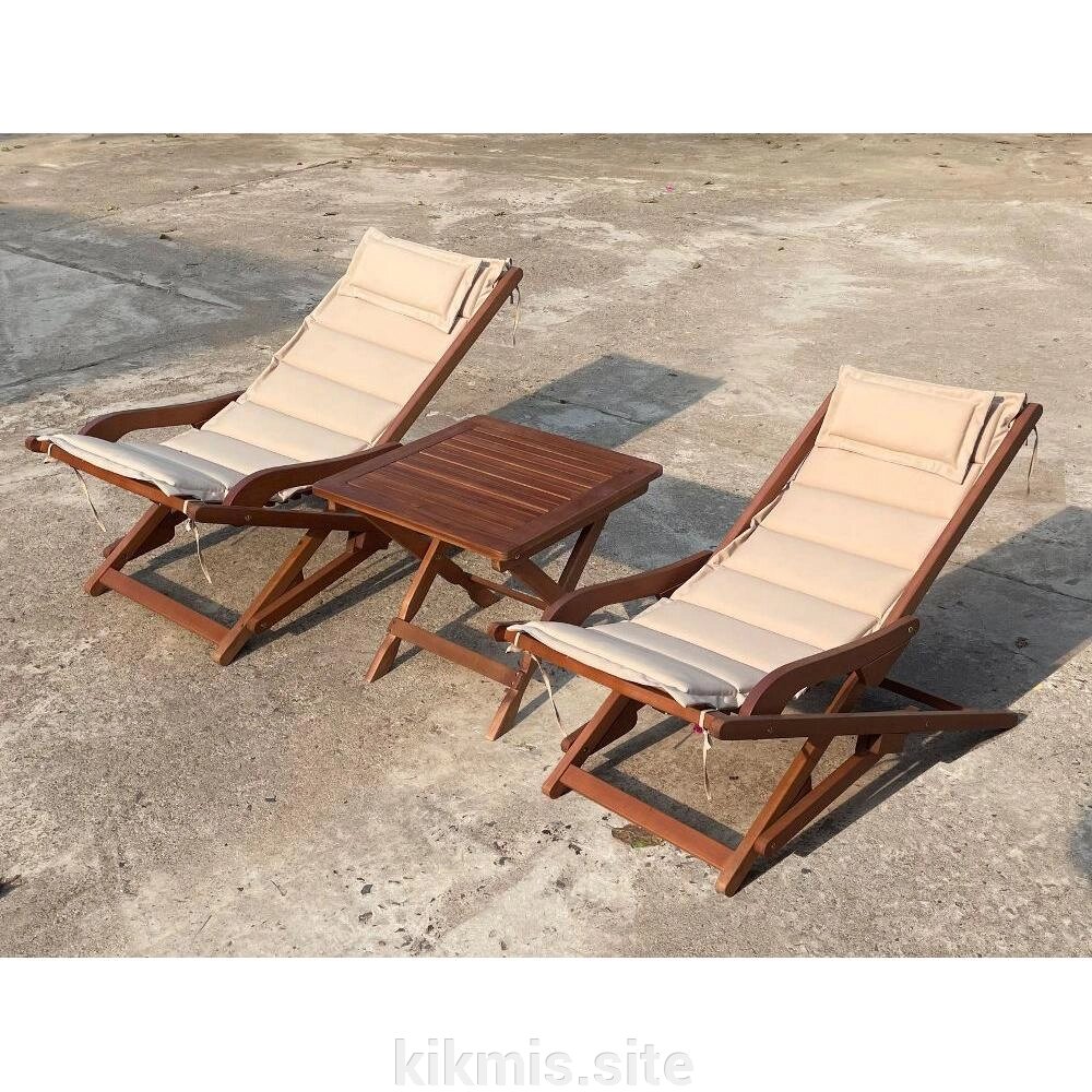 Комплект с креслами и столиком AFM-709A-T133 3pcs Beige от компании Интернет - магазин Kikmis - фото 1