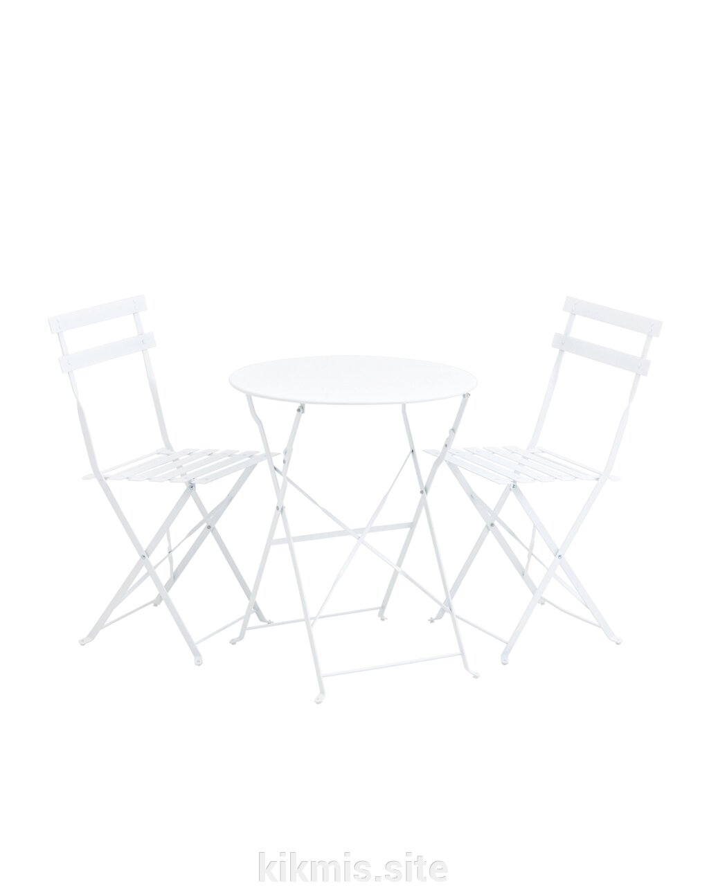 Комплект стола и двух стульев STOOL GROUP Бистро Белый от компании Интернет - магазин Kikmis - фото 1