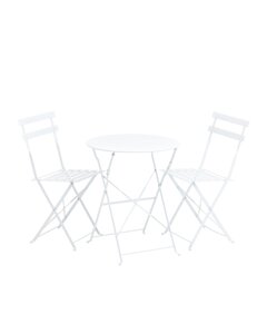 Комплект стола и двух стульев STOOL GROUP Бистро Белый