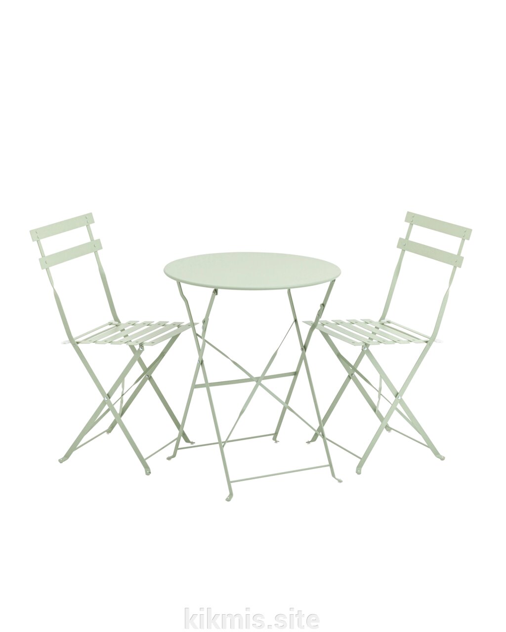 Комплект стола и двух стульев STOOL GROUP Бистро Светло-зеленый от компании Интернет - магазин Kikmis - фото 1