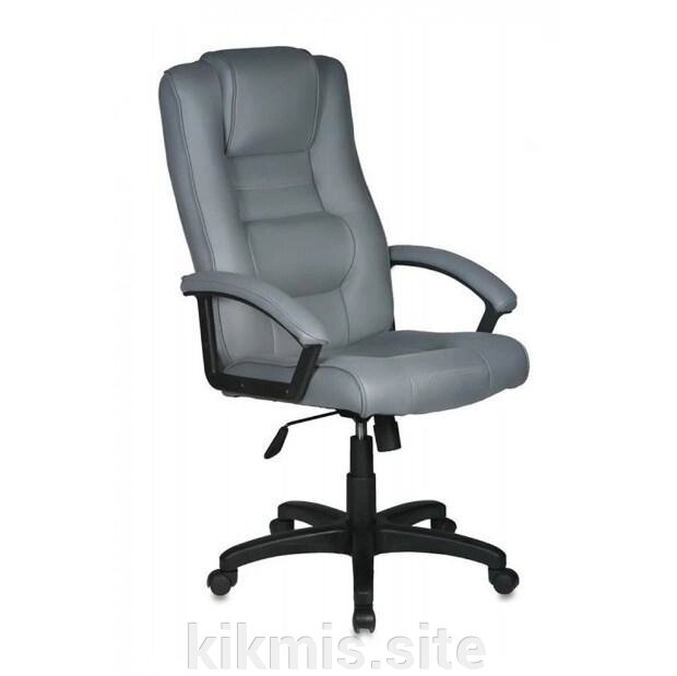Компьютерное кресло руководителя Аризона экокожа серый (пластик) от компании Интернет - магазин Kikmis - фото 1