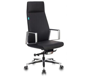 Компьютерное кресло руководителя JONS нат кожа черная ИМ